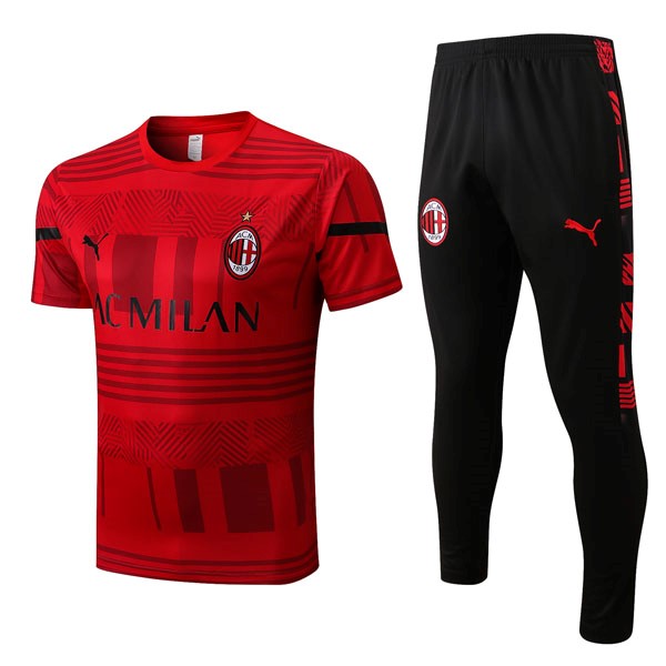 Trikot AC Milan Komplett-Set 2022-23 Rote